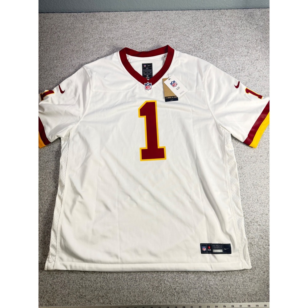 Nike Washington Commanders Curtis Samuel Sr. #1 White Limited Jersey XXL NEW